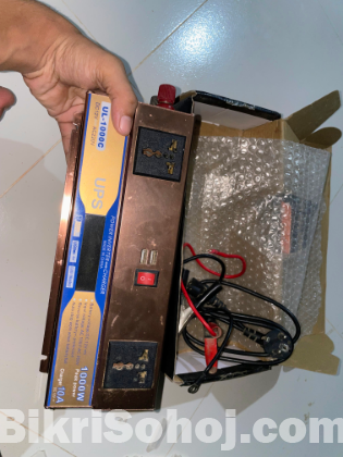 Ups ( ব্যাটারি চার্জ+কারেন্ট)